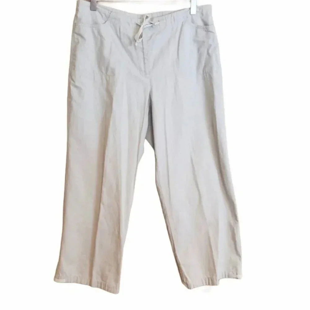 New York & company 10 cream‎ capris